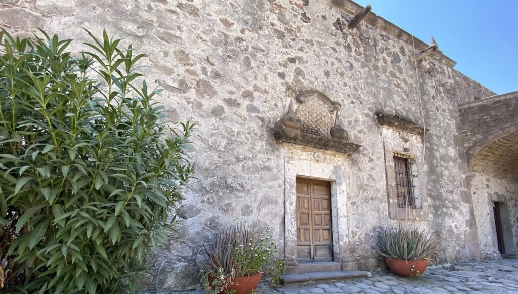 exterior of San Javier Mission