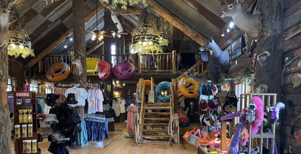 inside Josh's Frio River Outfitter