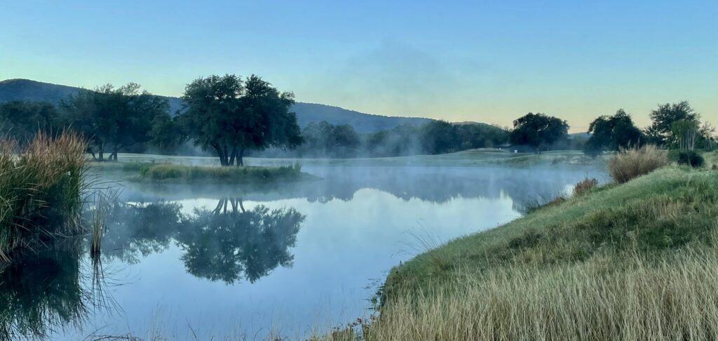 golf course pond