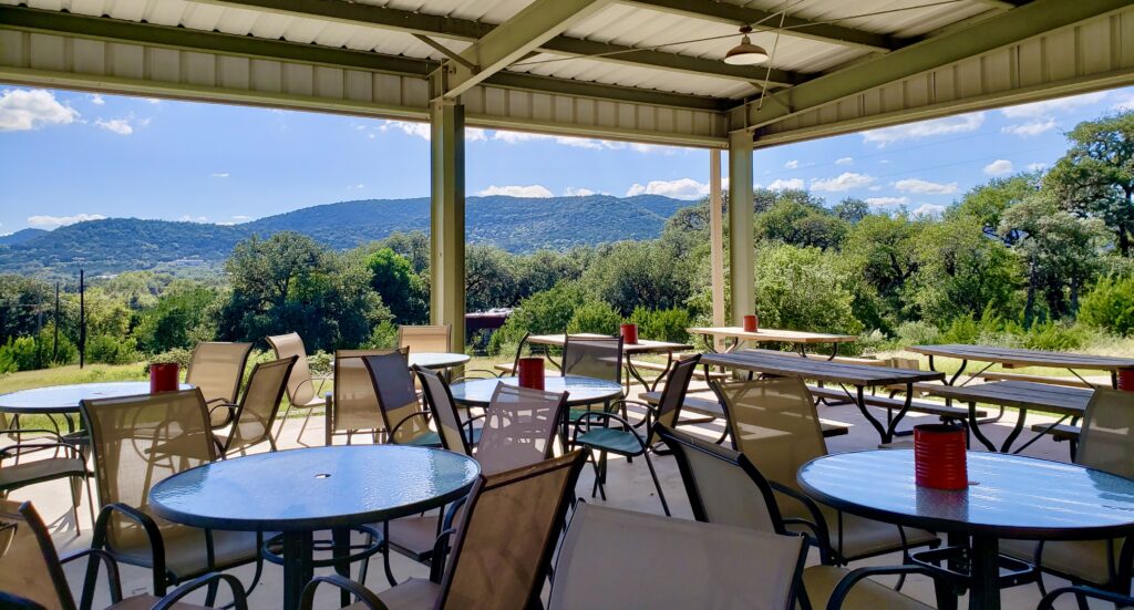 open dining area