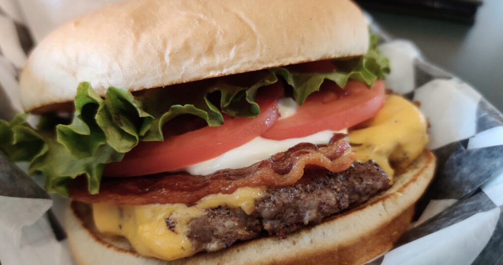 Bent Rim Grill burger