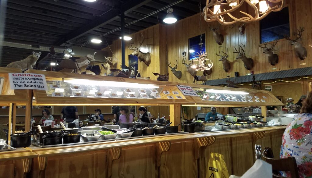 Oasis Outback salad bar