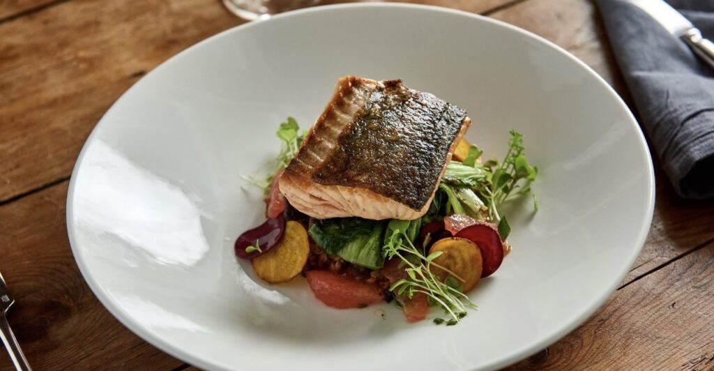 salmon entree