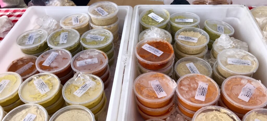 homemade hummus
