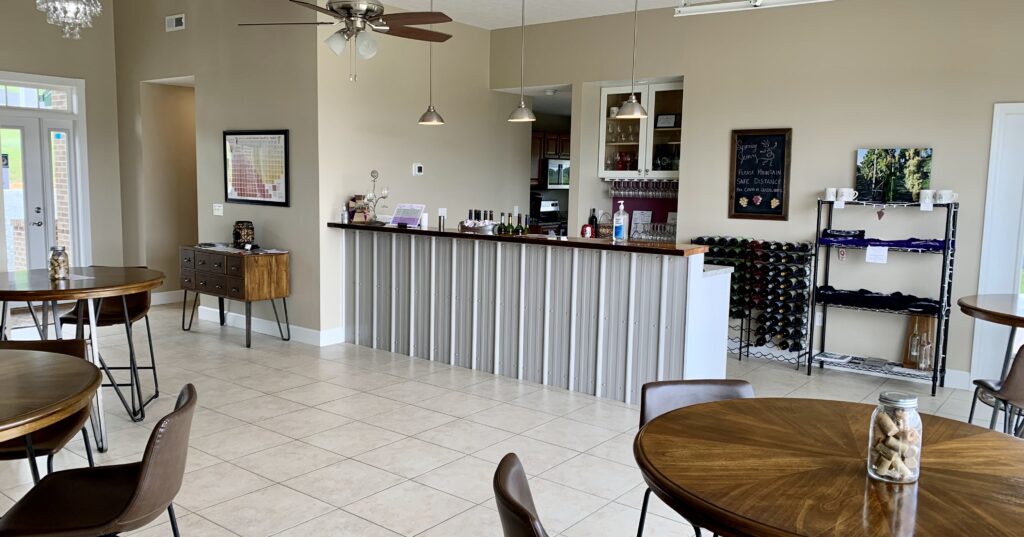 interior of Spinning Jenny Vineyard