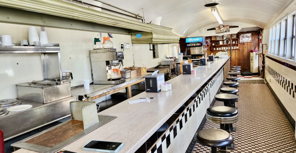 The Hillsville Diner interior