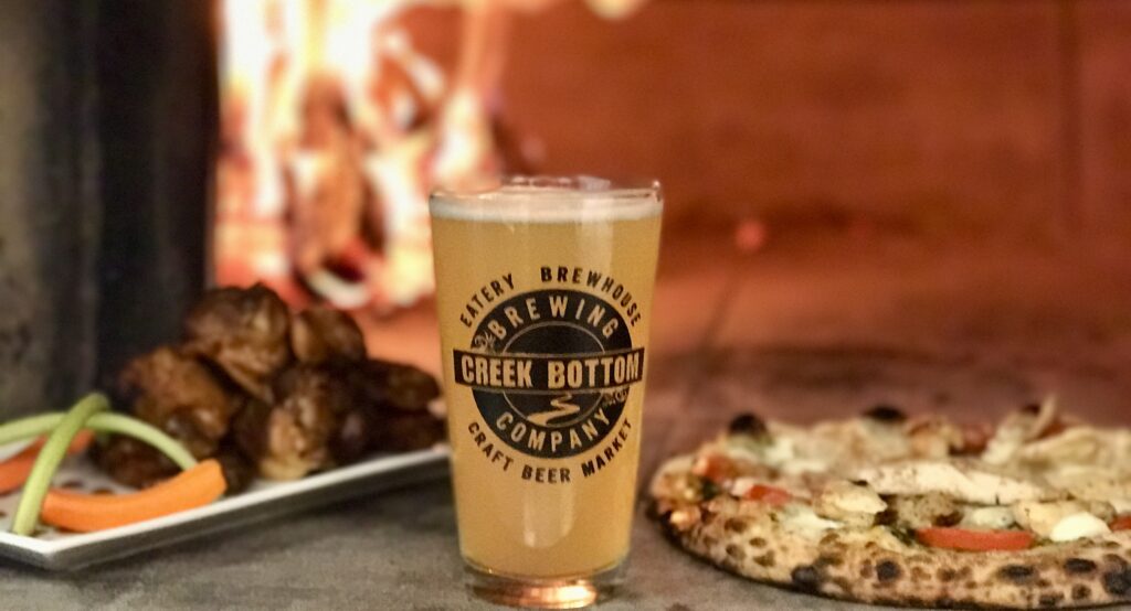 beer and pizza