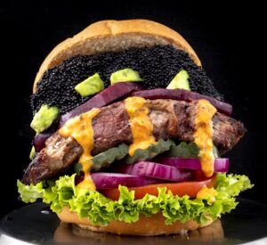 Wagyu and Caviar Burger