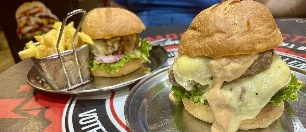 entrees at Ridiculous Burgers