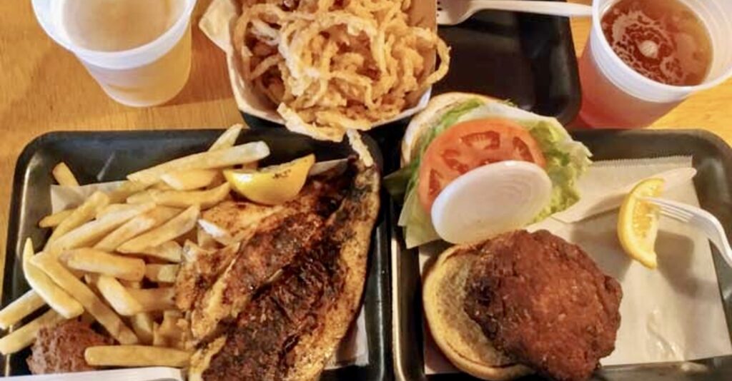meals at Singleton's Seafood Shack