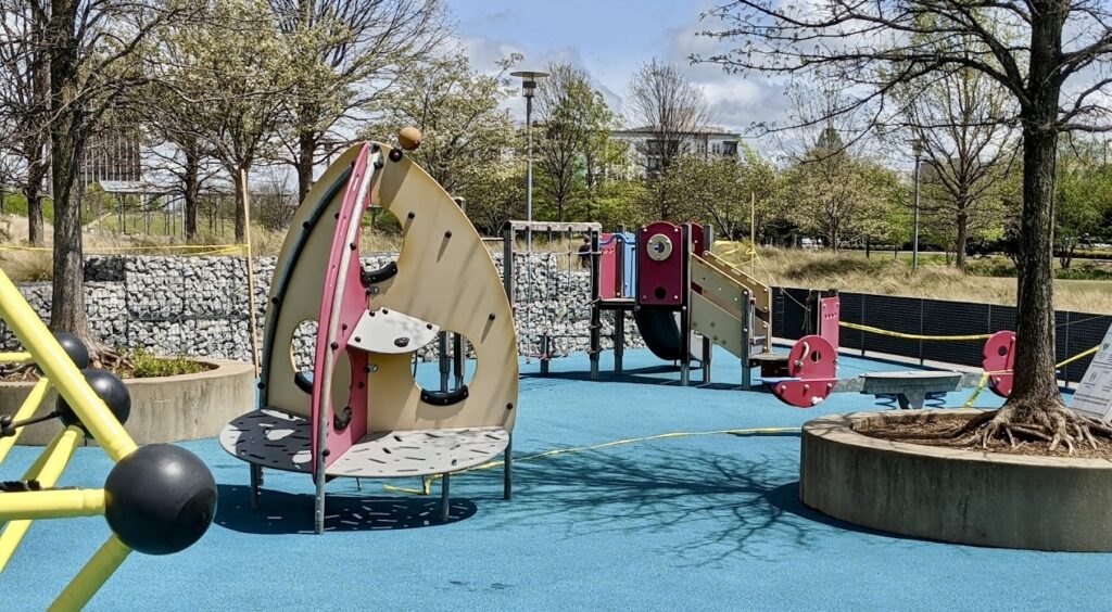 playground at Railroad Park