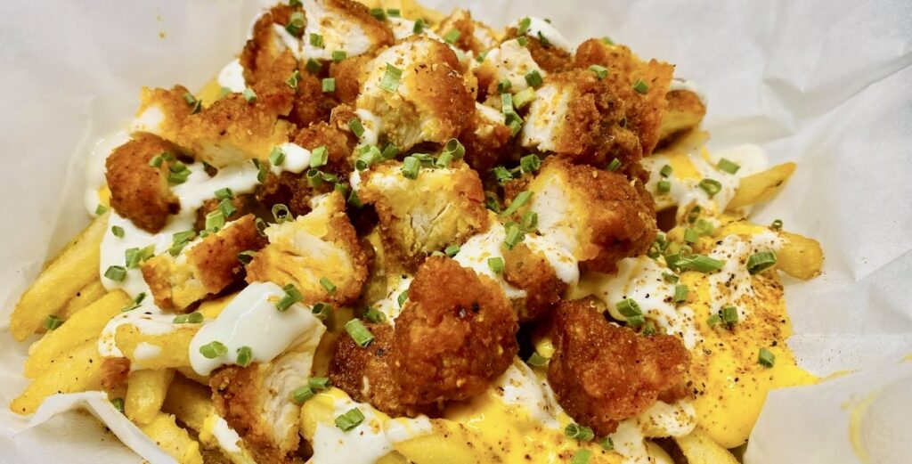 chicken and fries bowl