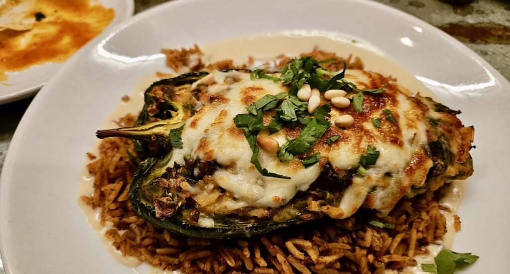 Latin-inspired entree