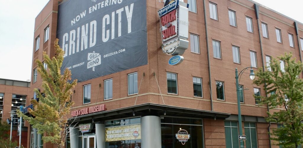 Memphis Rock ‘n’ Soul Museum facade