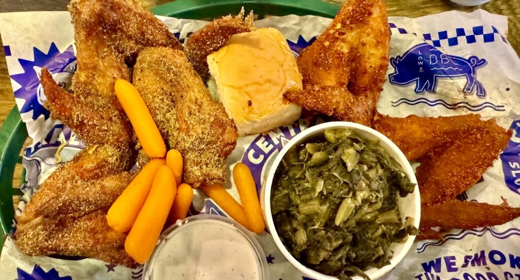 entrees at Central BBQ