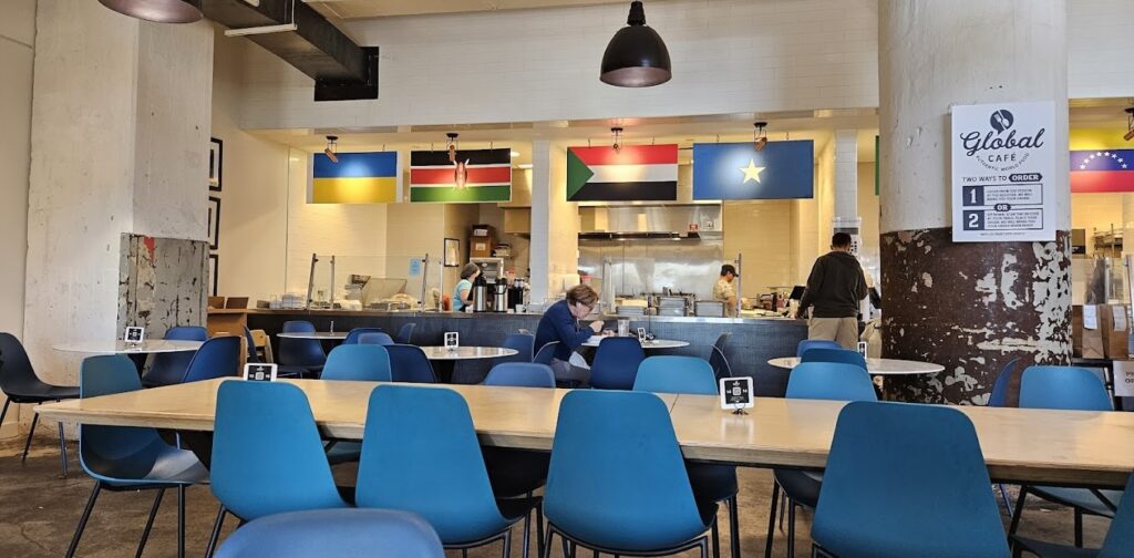 Global Cafe interior