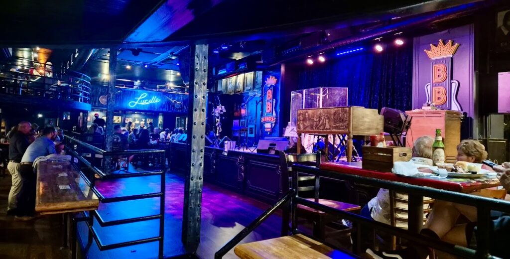 blues club interior