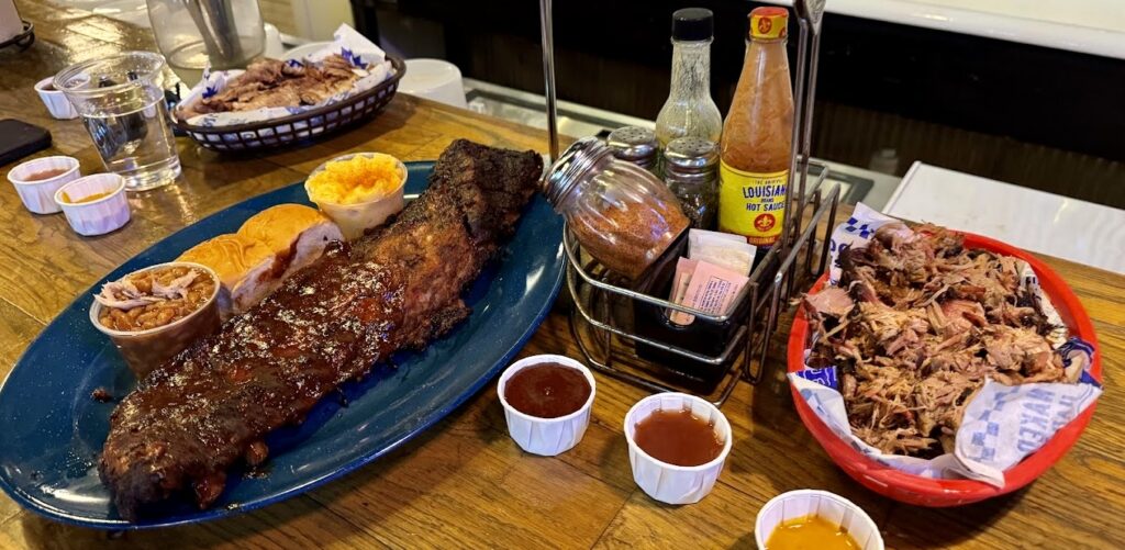 BBQ rib meal