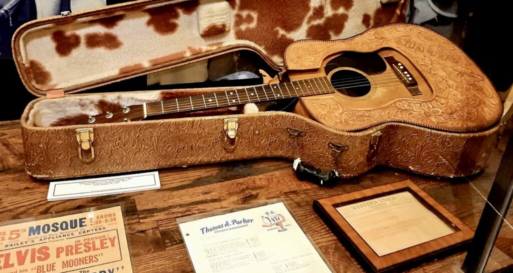 vintage acoustic guitar