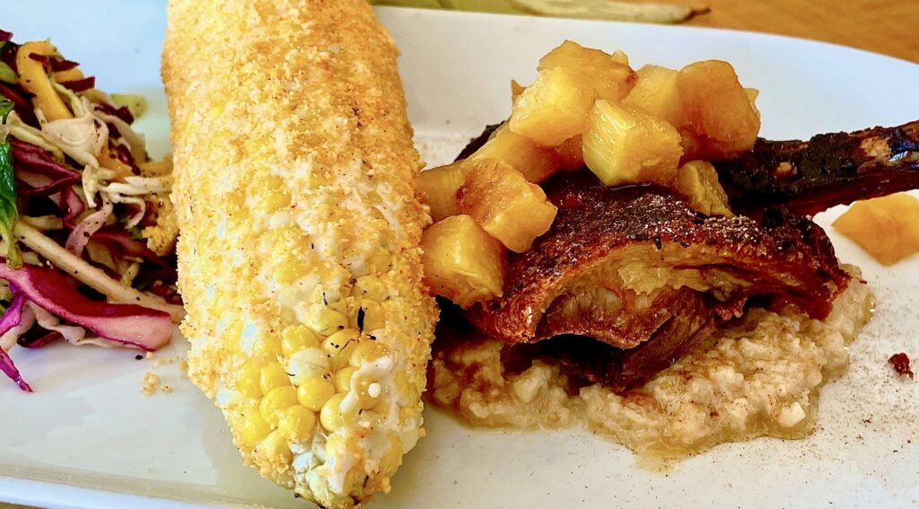 Jamaican jerk duck