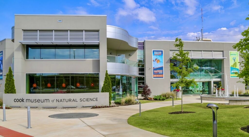 Cook Museum of Natural Science entrance