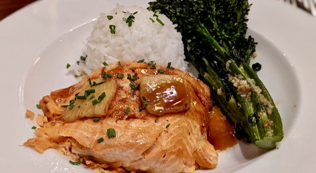 salmon entree