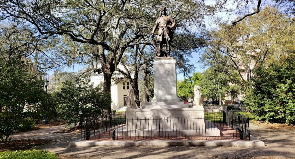 General Oglethorpe statue