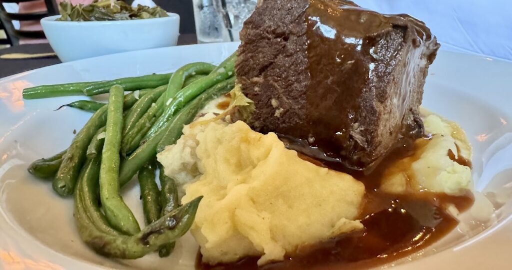 Vic's steak dinner