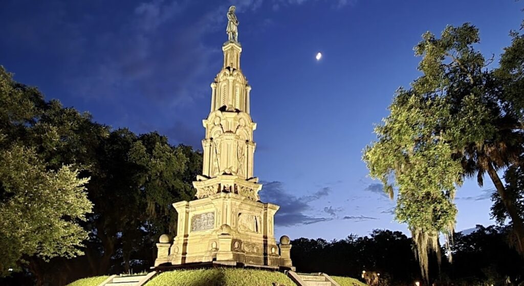 monument at Forsyth Park