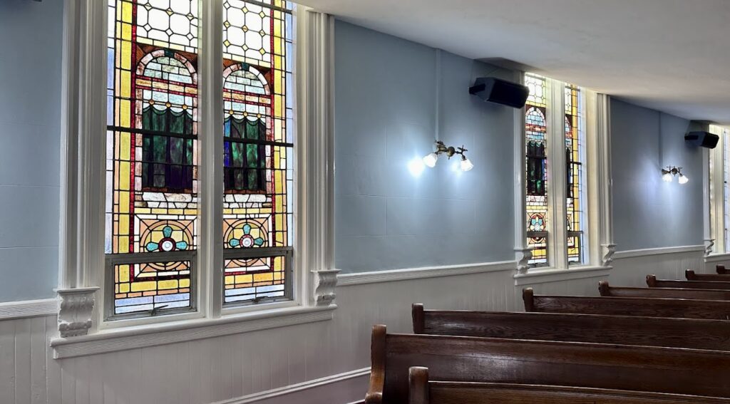 stained glass windows