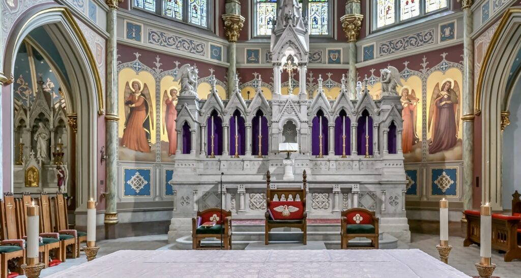 alter at Cathedral Basilica of St. John the Baptist