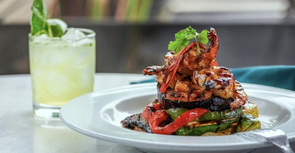 Asian-inspired entree