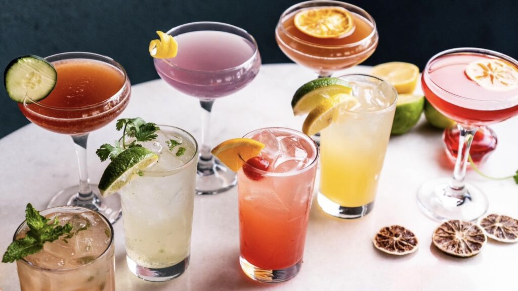 cocktails at The Vault