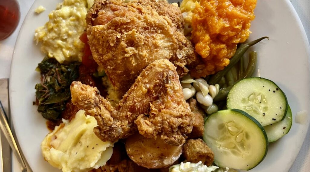 fried chicken dinner