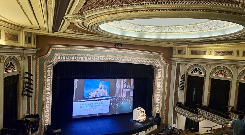 proscenium arch and stage