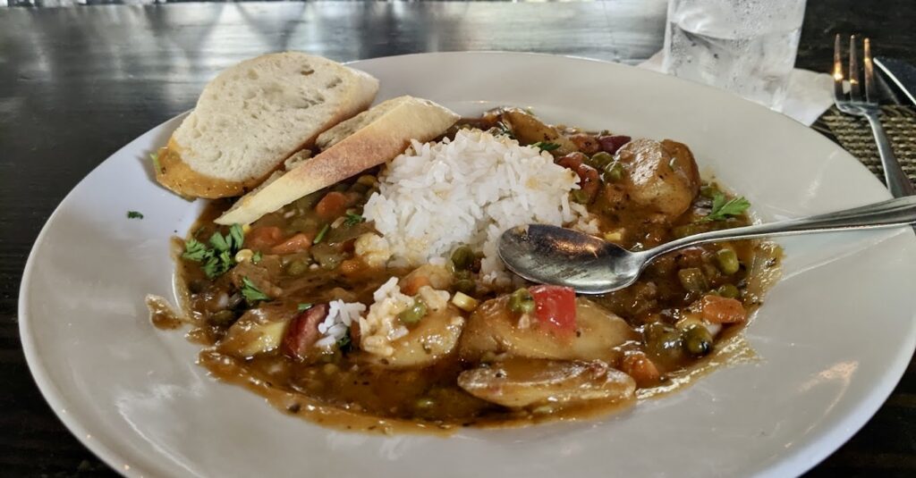 Louisiana-style dinner