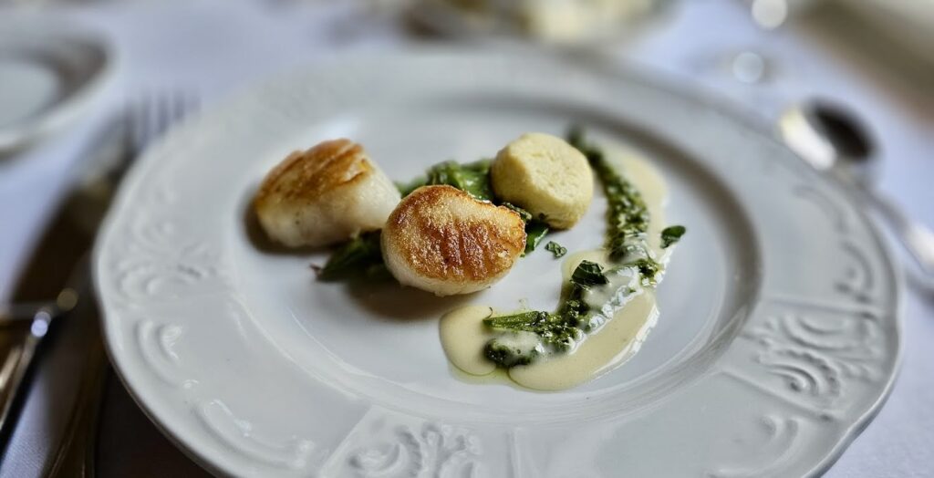 pan-seared scallops