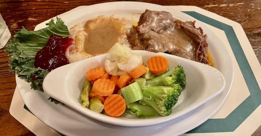 roast beef entree