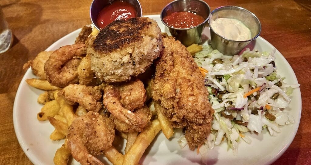 Lowcountry seafood platter