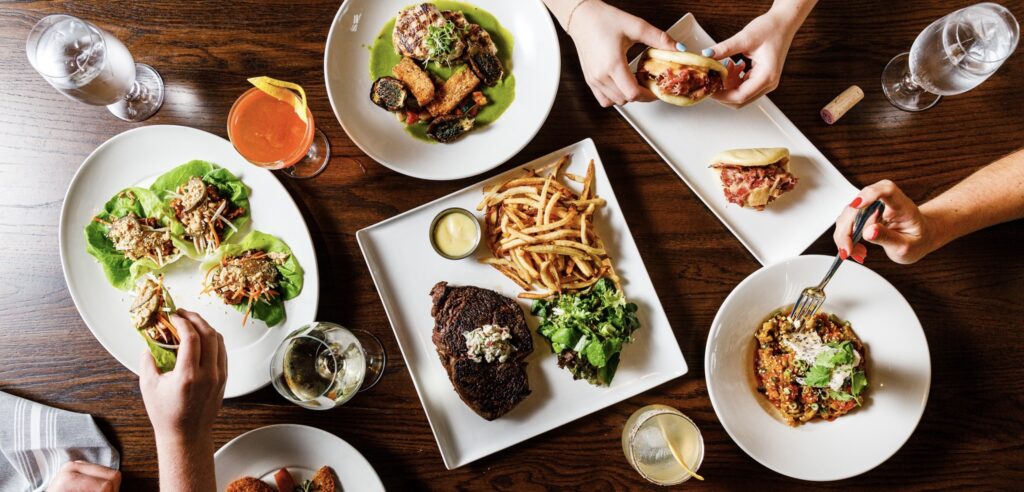 entrees at Terra