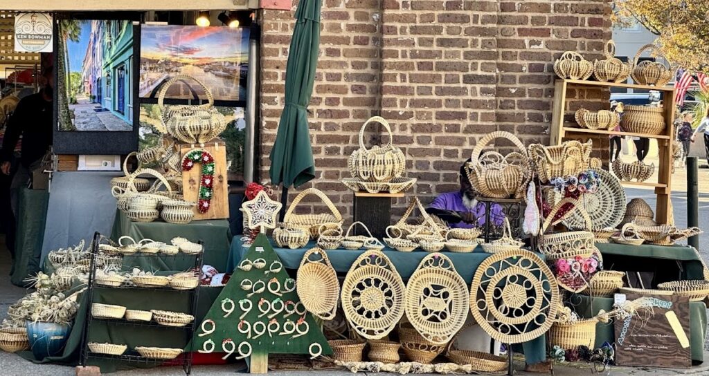 Gullah sweatgrass baskets