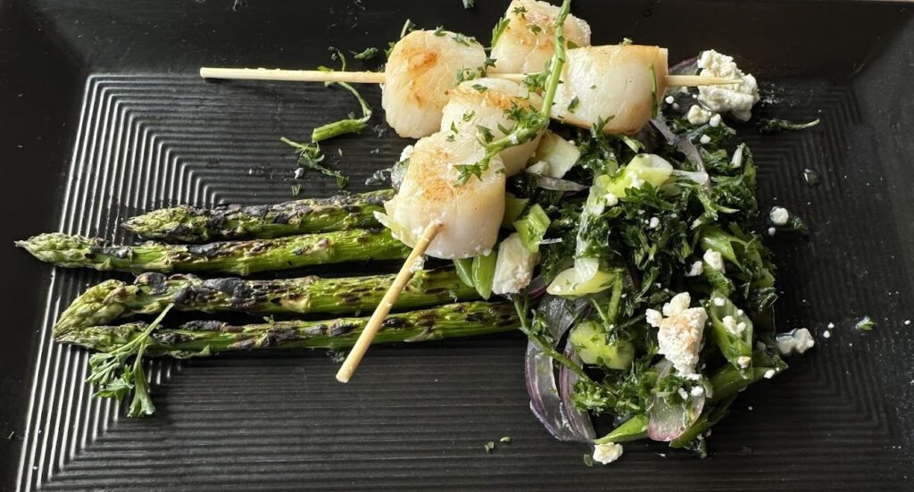 scallop dinner