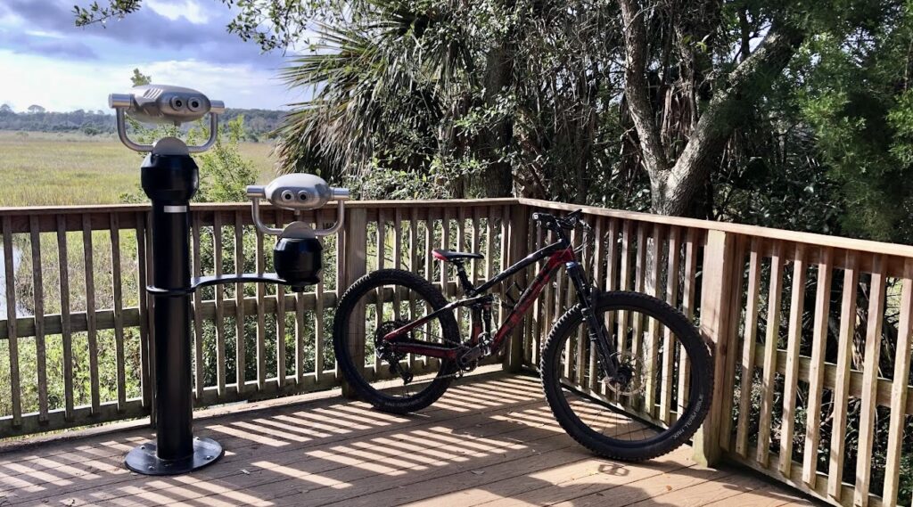 bike at viewing deck