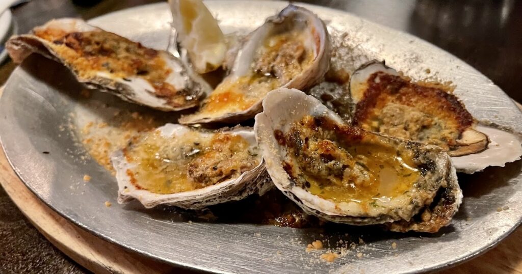 oysters at Table 9