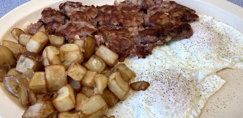 hash and eggs