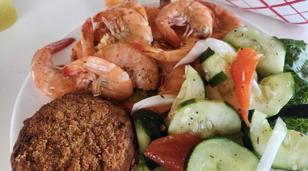 fresh shrimp dinner
