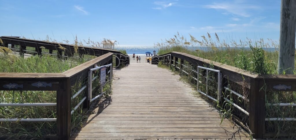 boardwalk to the beach