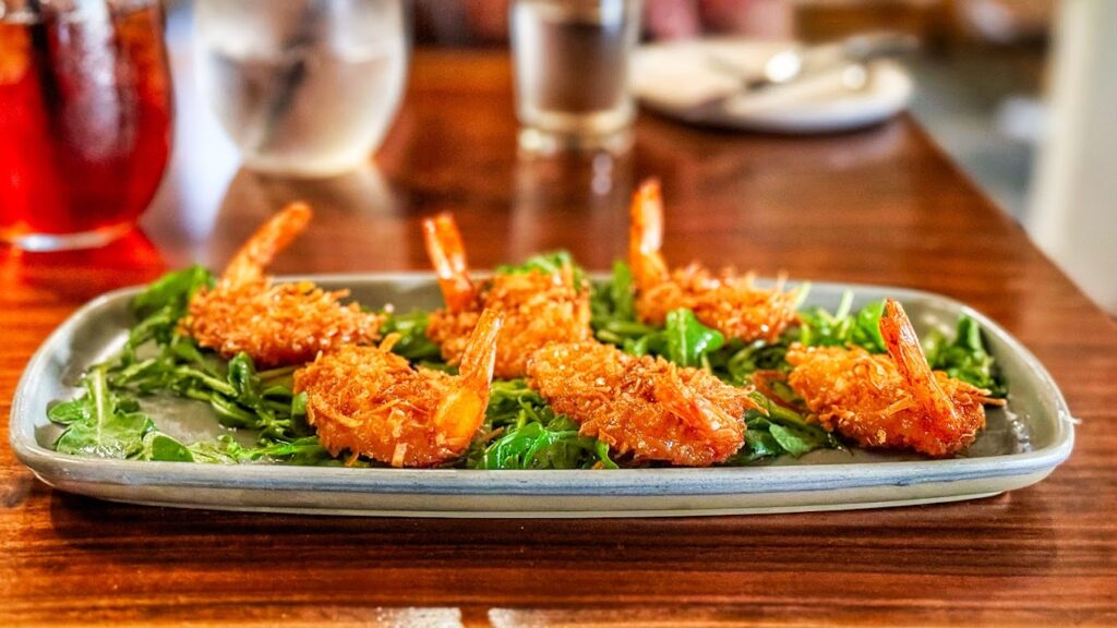 Ceviche's coconut shrimp