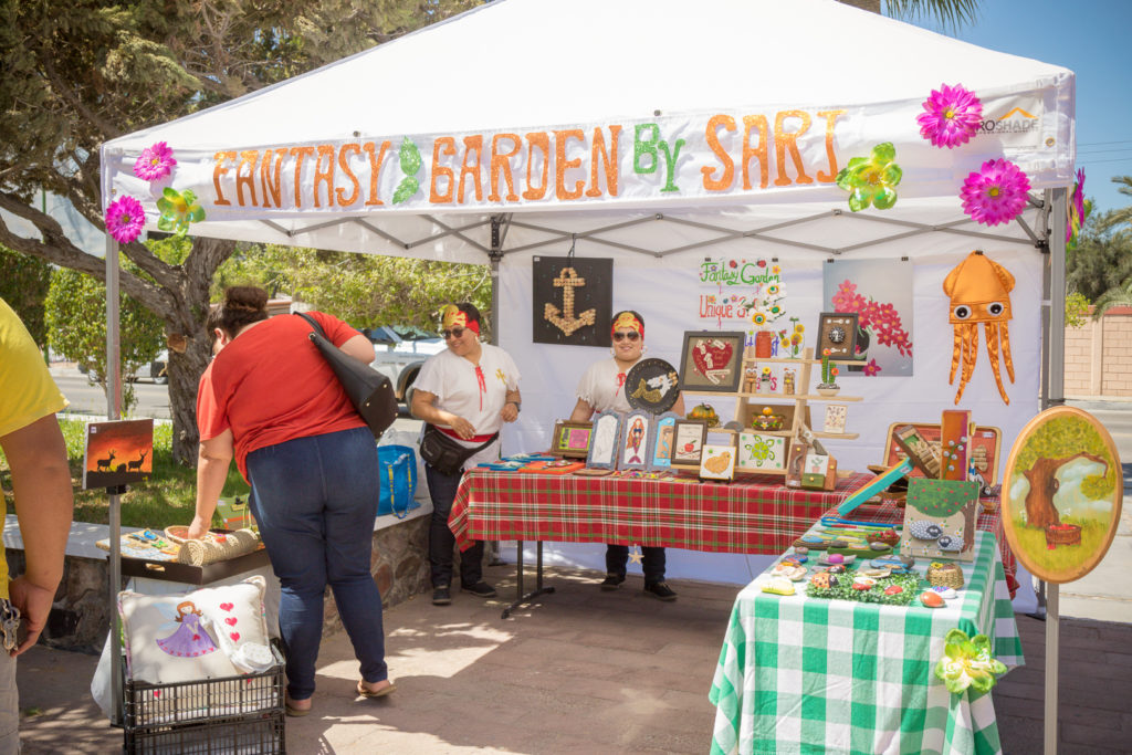 Paintings, Art Work, Jewelry, Baskets, Clothing, Baked Goods, and more for sale at the seasonal Mermaid Market in Shrimp Park - Events in Puerto Penasco - Best Free Activities in Rocky Point