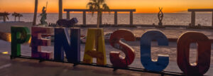 Penasco Sign on Beach